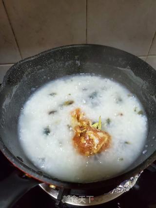 皮蛋瘦肉菜粥的做法步骤:6