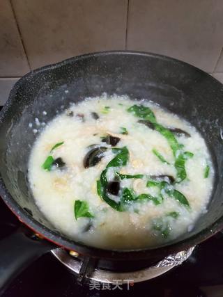 皮蛋瘦肉菜粥的做法步骤:8