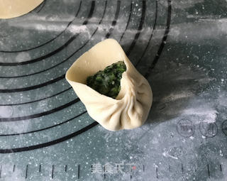 苜蓿鸡肉包子的做法步骤:12