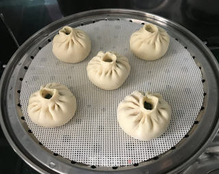 苜蓿鸡肉包子的做法步骤:14