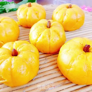 南瓜豆沙包的做法步骤:15