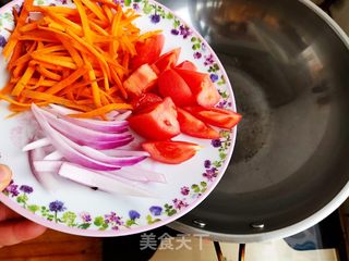 豆皮炒菠菜的做法步骤:4