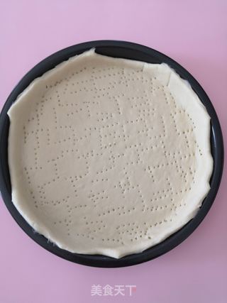奥尔良鸡肉披萨的做法步骤:11