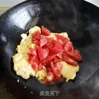 西红柿炒鸡蛋的做法步骤:6