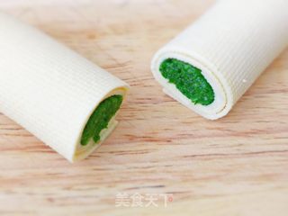 荠菜干豆腐卷的做法步骤:6