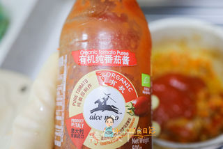 9个月以上辅食番茄肉酱意面的做法步骤:6