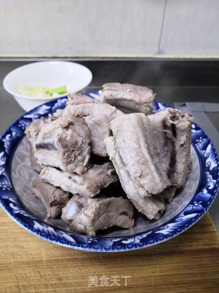 酸菜粉条炖排骨的做法步骤:4
