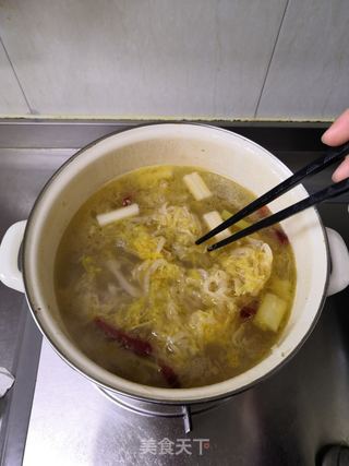 酸菜粉条炖排骨的做法步骤:17