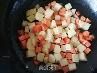 咖喱红薯土豆的做法步骤:8