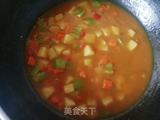 咖喱红薯土豆的做法步骤:15
