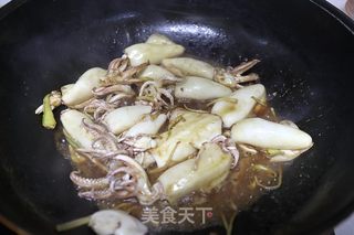韭菜炒海兔的做法步骤：6