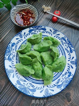 槐花猪肉水饺的做法步骤:17