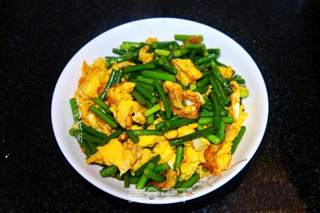 蒜薹炒鸡蛋的做法步骤:6