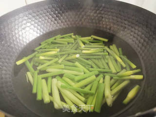 #春季应季美食#蒜苔豆干炒肉片的做法步骤:4