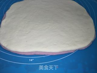 紫薯雏菊馒头的做法步骤:4