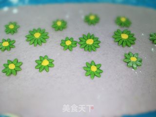 紫薯雏菊馒头的做法步骤:6
