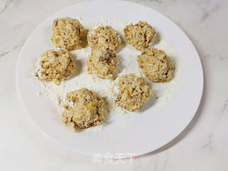 #春日应季美食#香蕉苹果燕麦饼的做法步骤:4
