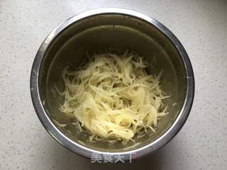 土豆丝饼的做法步骤:6