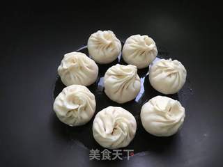 咸蛋黄糯米煎包的做法步骤:7