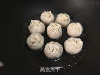 咸蛋黄糯米煎包的做法步骤:9