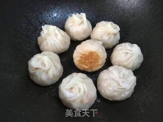 咸蛋黄糯米煎包的做法步骤:10
