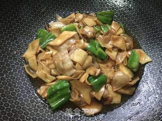 蚝油杏鲍菇炒肉片的做法步骤:11