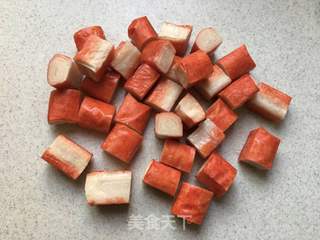 蟹棒滑蛋的做法步骤:3