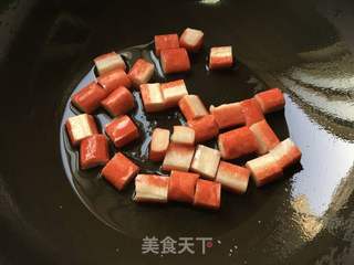 蟹棒滑蛋的做法步骤:4
