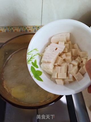 豆腐海带蛋花汤的做法步骤:5