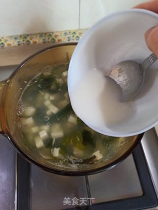 豆腐海带蛋花汤的做法步骤:7