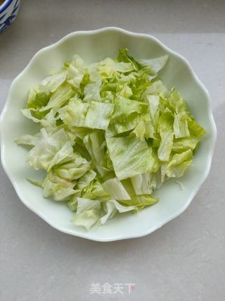 芝麻酱拌生菜的做法步骤:4