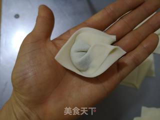 猪毛菜肉馅馄饨的做法步骤:7
