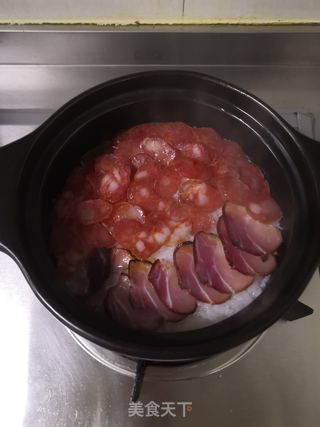 腊味煲仔饭的做法步骤:11