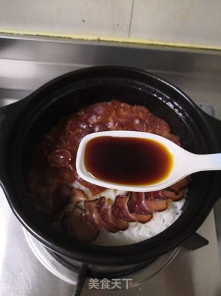 腊味煲仔饭的做法步骤:12