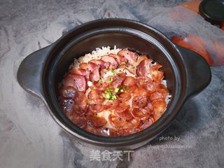 腊味煲仔饭的做法步骤:14