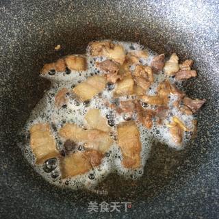 肉片炒苦瓜的做法步骤：3