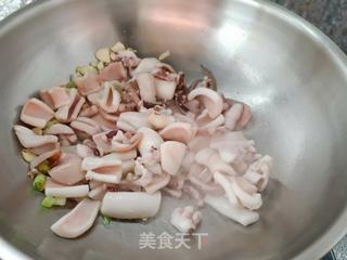 辣炒鱿鱼的做法步骤:4
