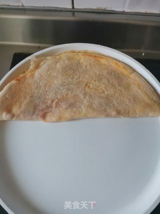 快手薄底芝士饼—伪匹萨的做法步骤:10