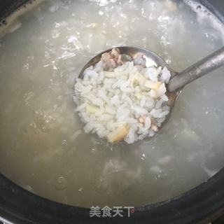 瑶柱瘦肉粥的做法步骤：4