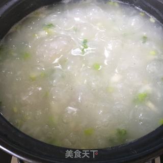 瑶柱瘦肉粥的做法步骤：6