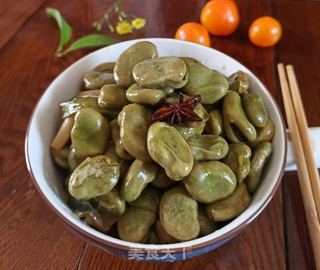 葱焖蚕豆的做法步骤:7