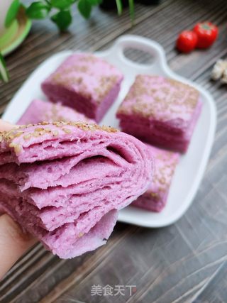 紫薯发面蒸饼的做法步骤:13