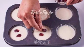 牛奶蒸米糕的做法步骤:5