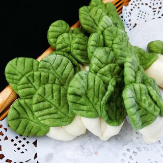 白菜馒头的做法步骤:8