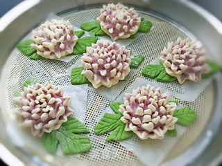 菊花馒头的做法步骤:11