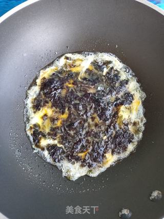 紫菜小葱炒鸡蛋的做法步骤:4