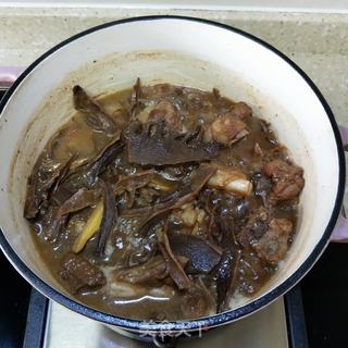 排骨焖笋干的做法步骤:9
