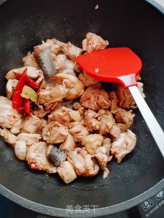 土鸡炖粉条的做法步骤：3