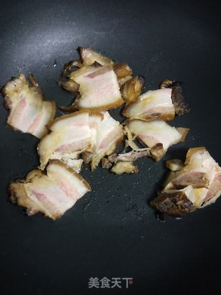 竹笋烧腊肉的做法步骤:3