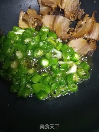竹笋烧腊肉的做法步骤:4